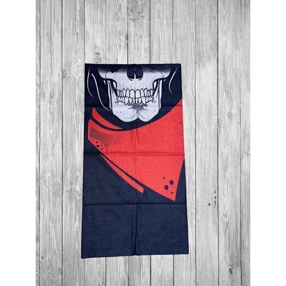 Skull Face Mask Gaiter Balaclava Neck Shield Bandana Neckerchief Breatha… - Picture 1 of 4